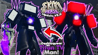 SKIBIVERSE V20 VEJA COMO DESBLOQUEAR O NOVO UPGRADED TITAN TV MAN MORPH 📺 UTTM DÍFICIL [upl. by Suiravaj644]