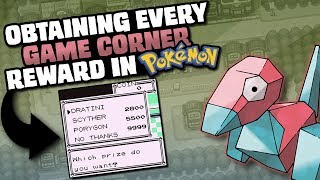 HOW EASILY CAN YOU WIN EVERY PRIZE IN THE POKEMON GAME CORNERS [upl. by Enirhtac]