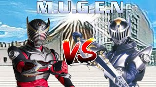 Ryuki  Tokusatsu  vs Knight  Tokusatsu   MIG  Kamen Rider Mugen Battle [upl. by Yacov543]