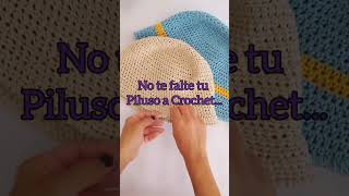 Piluso a Crochet  Todos los talles crochettutorial ganchillo crochet [upl. by Idelson283]