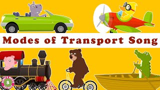 Transport Song  Vehicle and Sounds  Modes of Transport Rhymes for Kids  Bindis Music amp Rhymes [upl. by Faustus384]