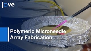 Polymeric Microneedle Array Fabrication By Photolithography l Protocol Preview [upl. by Ahsen]