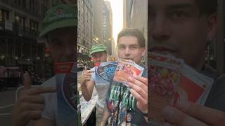 I Bought Pokemon Cards From a NYC Vendor Weighed Packs [upl. by Lev]