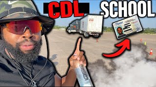 CDL School  Getting my Commercial Driving License in 2023 [upl. by Eralcyram]