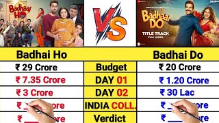 Badhai Ho movie vs Badhai Do movie Lifetime worldwide total box office collection comparison video।। [upl. by Ytissac]