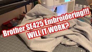 Brother se425 embroidery [upl. by Ettennad]