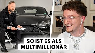 24H mit einem MULTIMILLIONÄR 🤑  Live  Reaktion [upl. by Huoh]