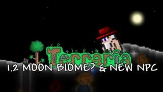 Terraria 12  MOON BIOME  MUSHROOM NPC CONFIRMED [upl. by Asihtal]