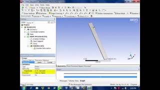 Ansys Workbench Easy Tutorials Episode 4  Force Analysis [upl. by Nevin]