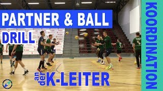 Koordinationstraining mit Leiter und Ball  partnerweise trainieren mit Spaß und Ehrgeiz [upl. by Aimehs]