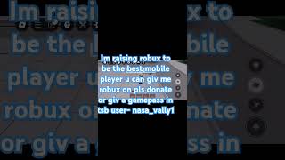 Giv me robux or gamepass roblox music [upl. by Idnis]