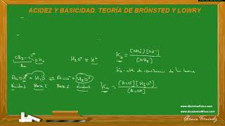 Teoría ácidobase de Bronsted y Lowry [upl. by Coffeng]