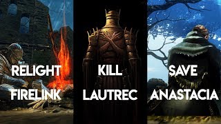 How To Revive The FirekeeperHow To Kill Lautrec How to Relight Firelink  Dark Souls Remastered [upl. by Refinnaj261]