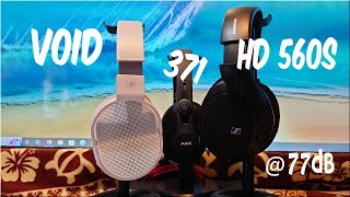 3 Headphones compared VOID  HD560s  K371 [upl. by Ailam]