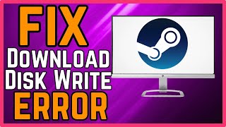 Steam  How To Fix Disk Write Error 2024 [upl. by Kcirddes]