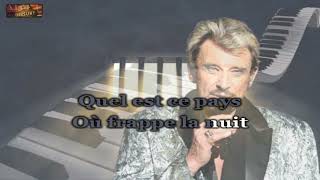 Johnny Hallyday  Diego Version Piano Karaoke [upl. by Peck]