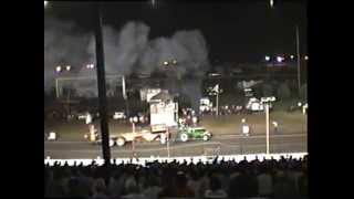 Clay county fair 1990 super stock tractorpulling [upl. by Amitak]