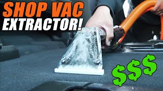 HOW TO TURN YOUR SHOP VAC INTO PROFESSIONAL EXTRACTOR [upl. by Madge]