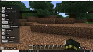 Minecraft Coding tutorial 1 [upl. by Enoj466]