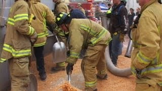 RAW MorrisIL Fire amp AmbulanceTechnical Rescue of Man Trapped In a Grain Bin [upl. by Stout]