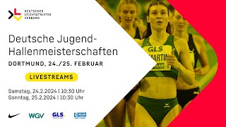 Livestream JugendHallenDM 2024 Dortmund  Samstag [upl. by Rochus]