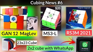 GAN 12 MagLev RS3M 2021 MS3L cube WRM Maglev 2021 🟣 Subtitles Wow Cube [upl. by Akeinahs]