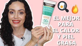 NEUTROGENA SUN FRESH FPS 50 😱 el mejor que he probado 😱 Caro Montero [upl. by Idnyc311]