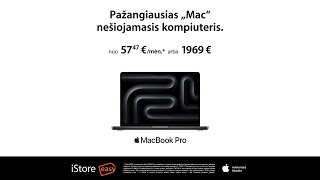 MacBook Pro M4  pasinerk į galingą kūrybą jau šiandien  iStore Lietuva [upl. by Nevag]