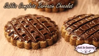 Recette de Sablés Complets Sarrasin et Chocolat [upl. by Tterrej]