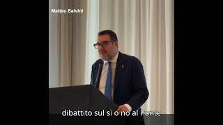 SALVINI GLI ALTRI CI VEDONO COME MODELLO MA QUI CI SI DIVIDE [upl. by Cort688]