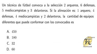 Combinatoria  Examen de Admisión Universidad Nacional de Colombia [upl. by Aynahs267]