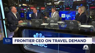 Frontier CEO on summer travel Were going to see record numbers [upl. by Denzil]