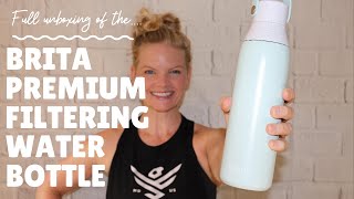 Brita Premium Filtering Water Bottle Unboxing amp Review [upl. by Natale]