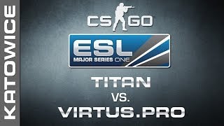 Titan vs Virtuspro  Group A  EMS One Katowice 2014  CSGO [upl. by Gagne]