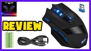 Zelotes F15  Wireless Multimedia  Gaming Mouse  REVIEW [upl. by Ahsinauj]