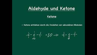 Oxidation der Alkohole  Aldehyde und Ketone [upl. by Nirik]