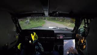 Rally Uppland 2024 SS1 Arvid Larspers Volvo 240 VOC [upl. by Vivle794]