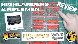 Warlord Games Epic Battles Waterloo Highlanders amp Riflemen Review [upl. by Adalbert]