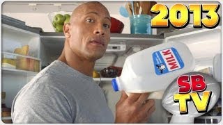 Dwayne quotThe Rockquot Johnson in Super Bowl 2013 Commercial [upl. by Rimidalg]