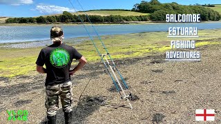 Sea Fishing Uk  Salcombe Estuary Bass Fishing Adventures  Vlog145 [upl. by Ydnew]