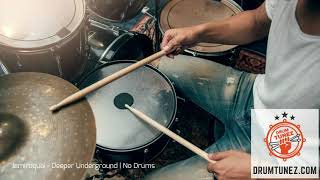 Jamiroquai  Deeper Underground  Drumless [upl. by Christmann]