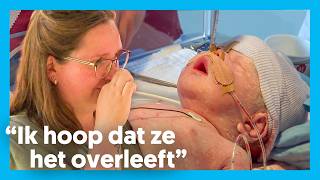 BABY wordt GEBOREN met GAT IN MIDDENRIF  Handen aan de couveuse  EO [upl. by Nawat]