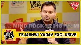 Tejashwi Yadav Exclusive  2019 Polls About Modi vs Public Not Modi vs Opposition  Mind Rocks 2018 [upl. by Heim36]