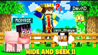 MINECRAFT HIDE amp SEEK BUT I SECRETLY CHEAT 😱 [upl. by Llenyl]