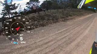 Crf150r top speed run [upl. by Eolanda]