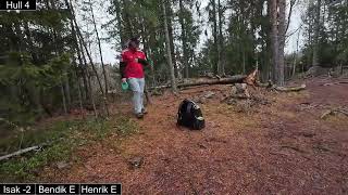 En runde disc golf på Østgaardskogen  Front 9 [upl. by Dang471]