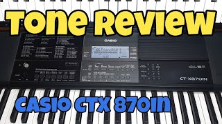 Casio CTX 870IN tone review casioctx870in [upl. by Doralyn]