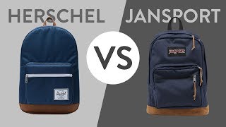 Herschel vs JanSport  Ultimate Pop Quiz and Right Pack Comparison [upl. by Sakhuja]