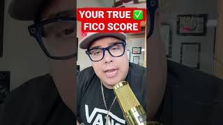 Your true FICO® score ✅ shorts [upl. by Sorrows]