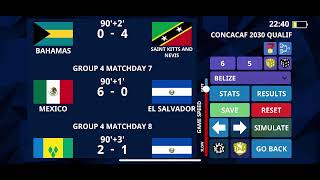 CONCACAF 2030 World Cup Qualifiers  International Football Simulator [upl. by Herculie]